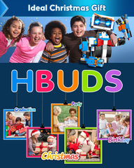 HBUDS robot building kit gift pack inspires curiosity with an educational gift for kids.