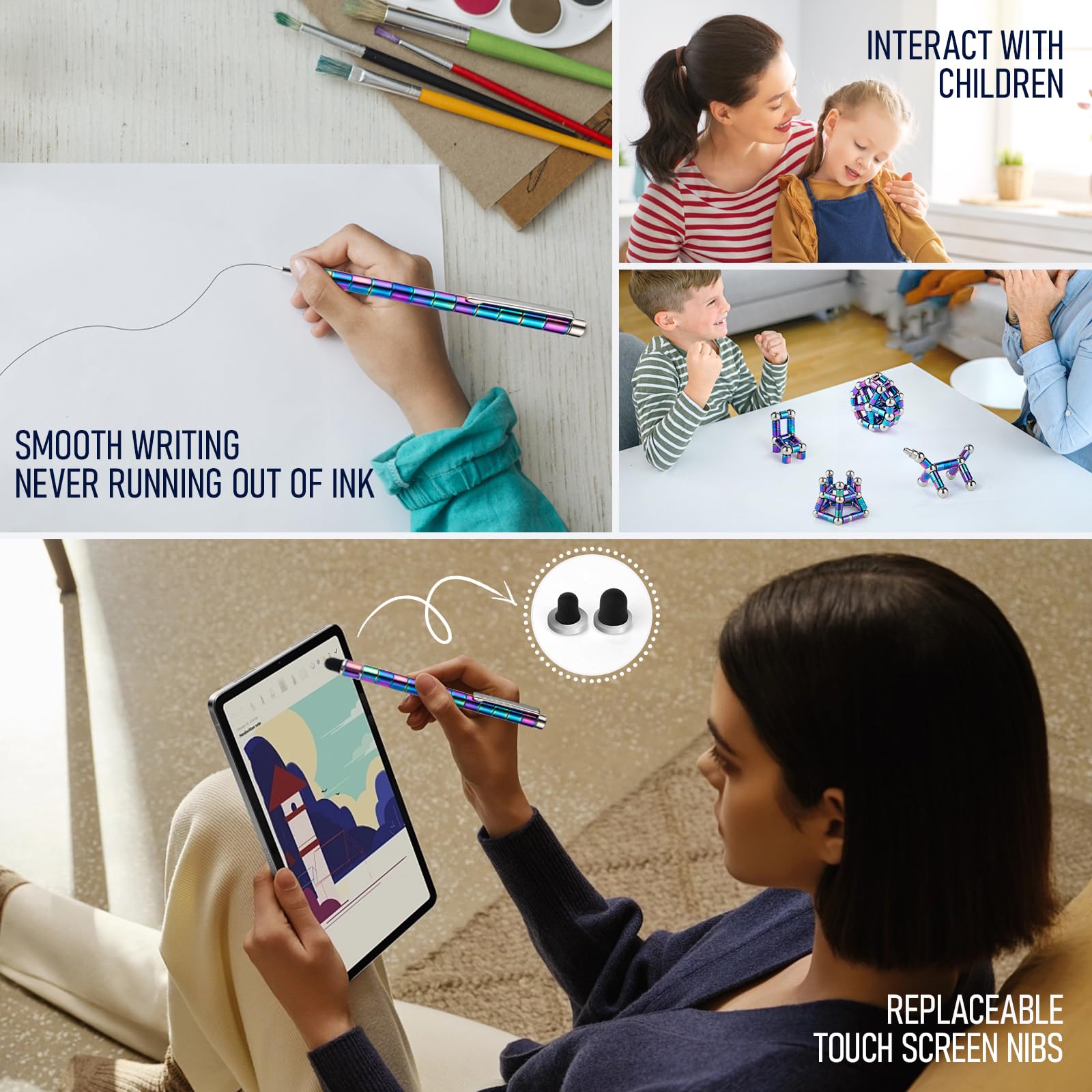 HBYLXTJ color fidget pen gift idea for teens and adults