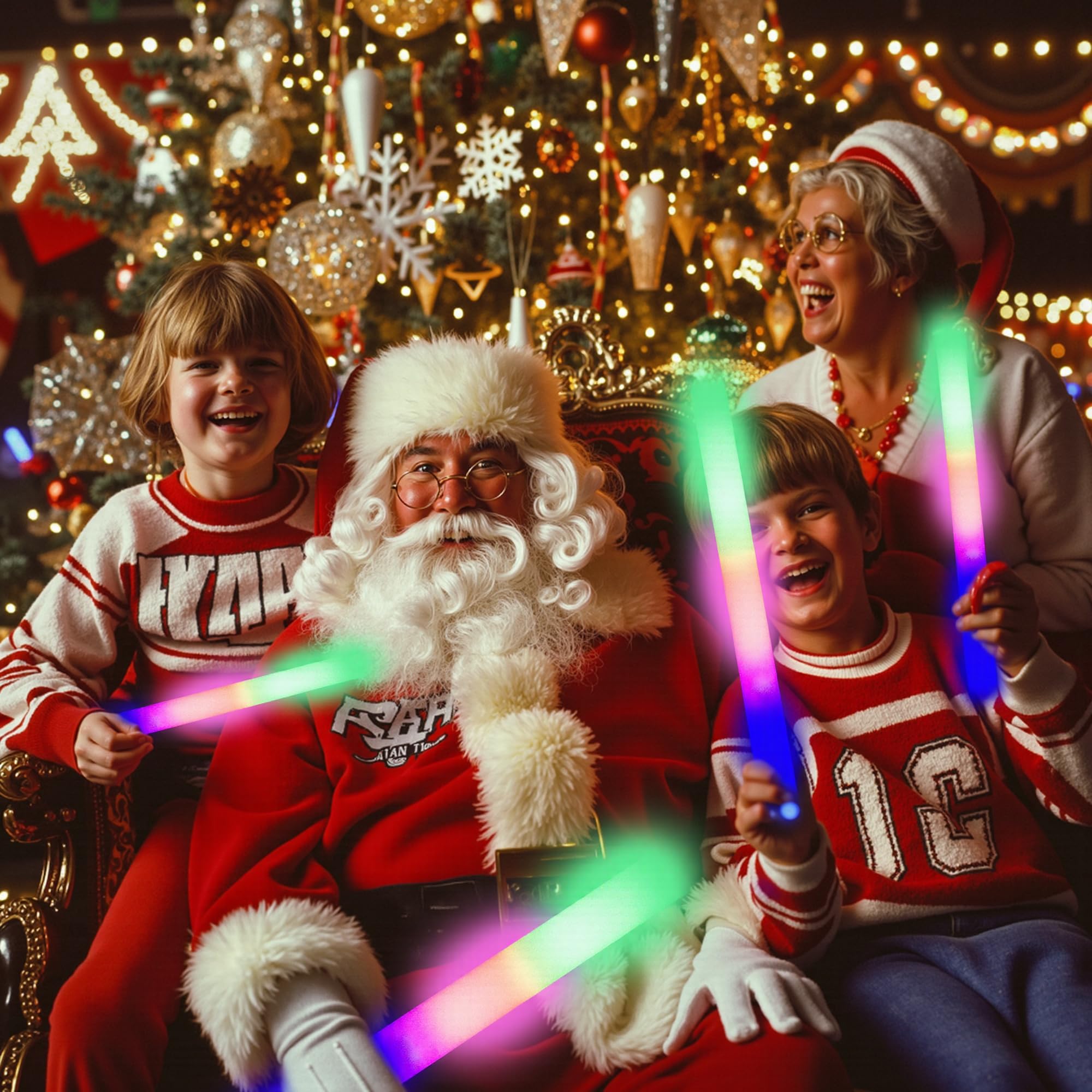HBYLXTJ SVYIQ glow sticks include batteries for immediate use at parties