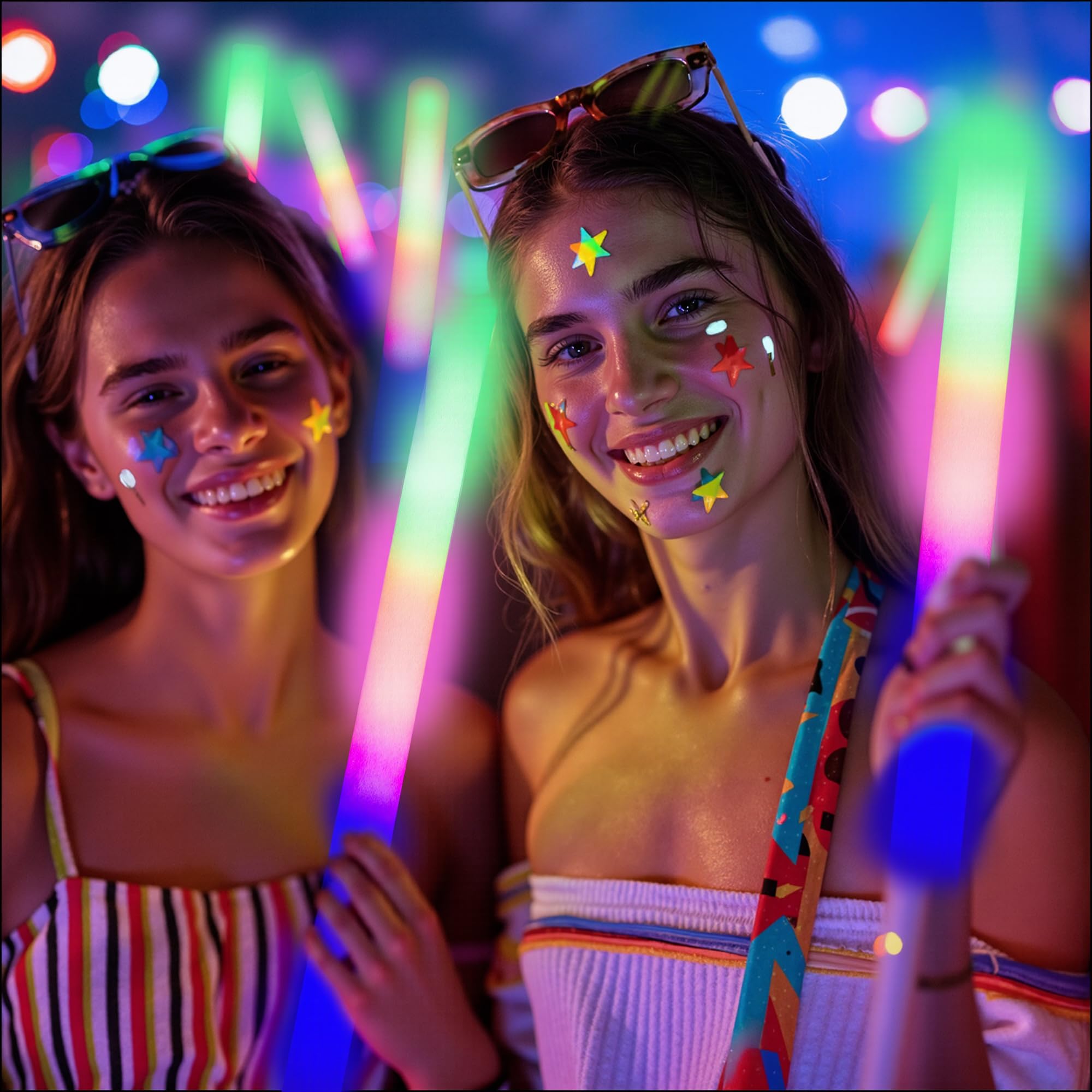 HBYLXTJ SVYIQ wedding glow sticks create festive ambiance for ceremonies and receptions