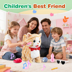HCdoujoy yellow cat presented as a holiday gift option