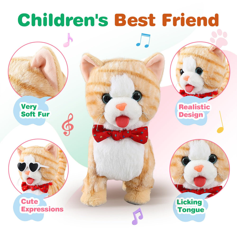 HCdoujoy yellow cat fabric is skin friendly and soft
