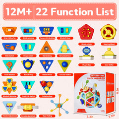 HCFJEH busy board hammer toy promotes hand-eye coordination during playtime.