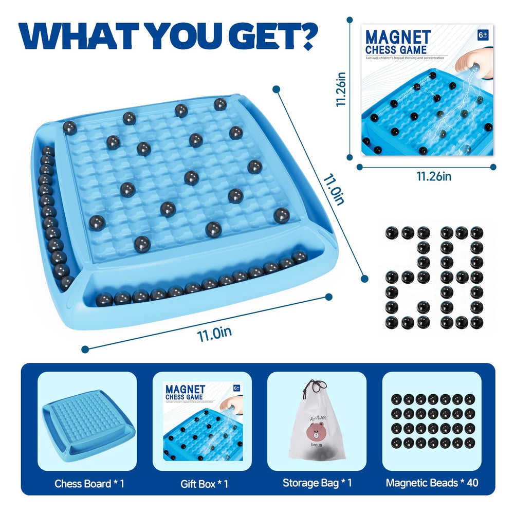Hcusus magnet game play area with two players enjoying quick rounds.