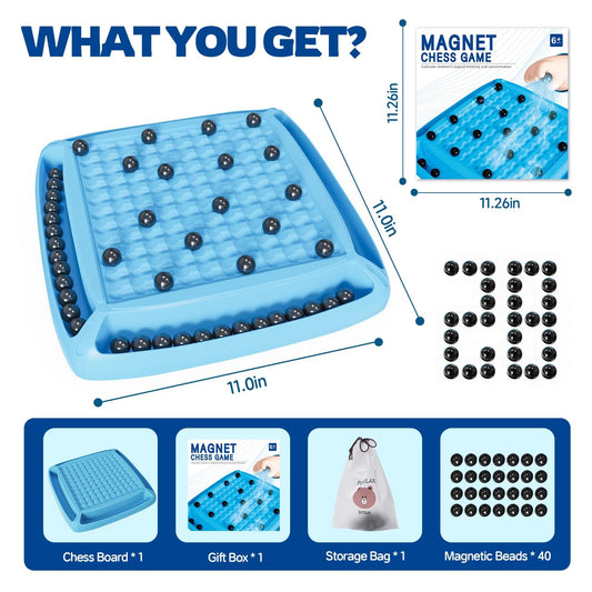 Hcusus magnet game play area with two players enjoying quick rounds.