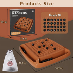 Hcusus Portable magnet game on the go is ideal for travel.