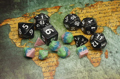 HD giant black 25mm D8 dice designed for balanced, reliable rolls