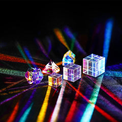 HDCRYSTALGIFTS mini K9 prism cube in its gift box packaging