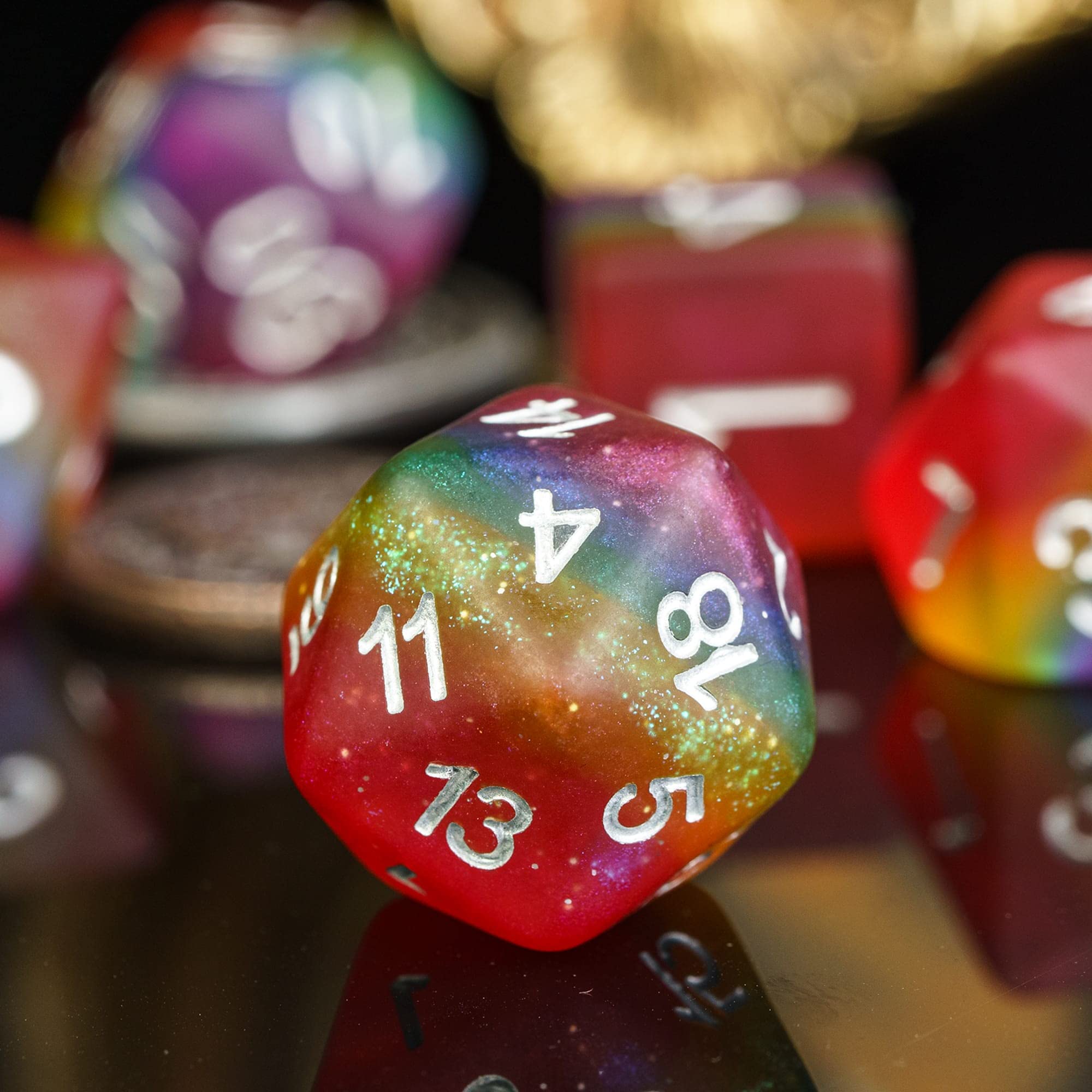 HDdais hand-packed quality inspection ensures reliable, ready-to-play dice