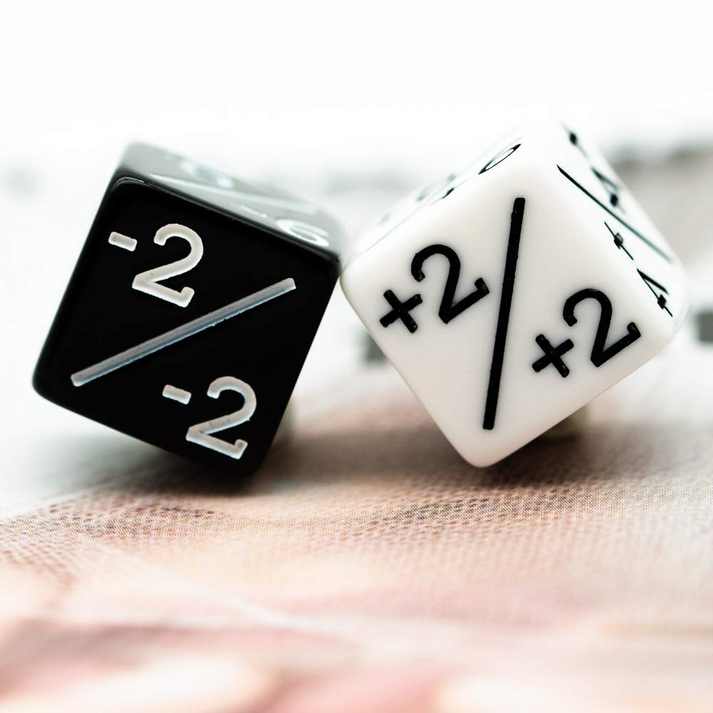 HDdais polyresin token dice counters with durable, smooth surface for long use