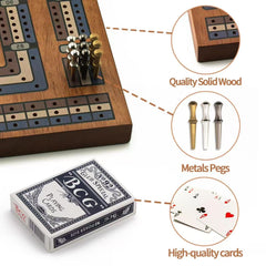 Hdsahdok 9-metal peg set in three colors for precise, durable play.