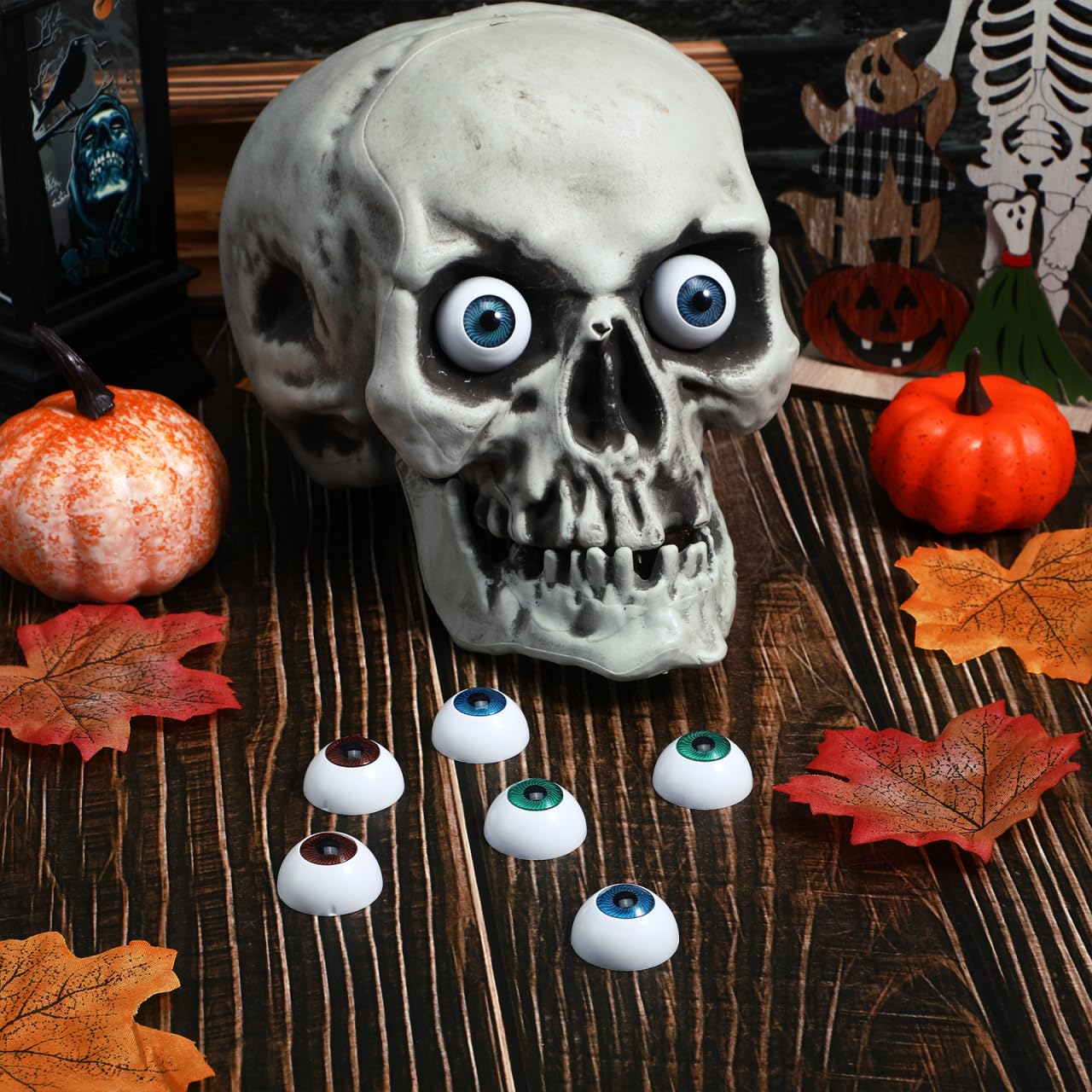 DIY-ready Healifty eyeballs for Halloween decor and pranks.