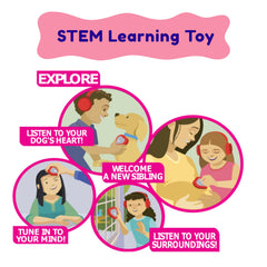 Heartbeats electronic stethoscope toy provides engaging learning gift for children