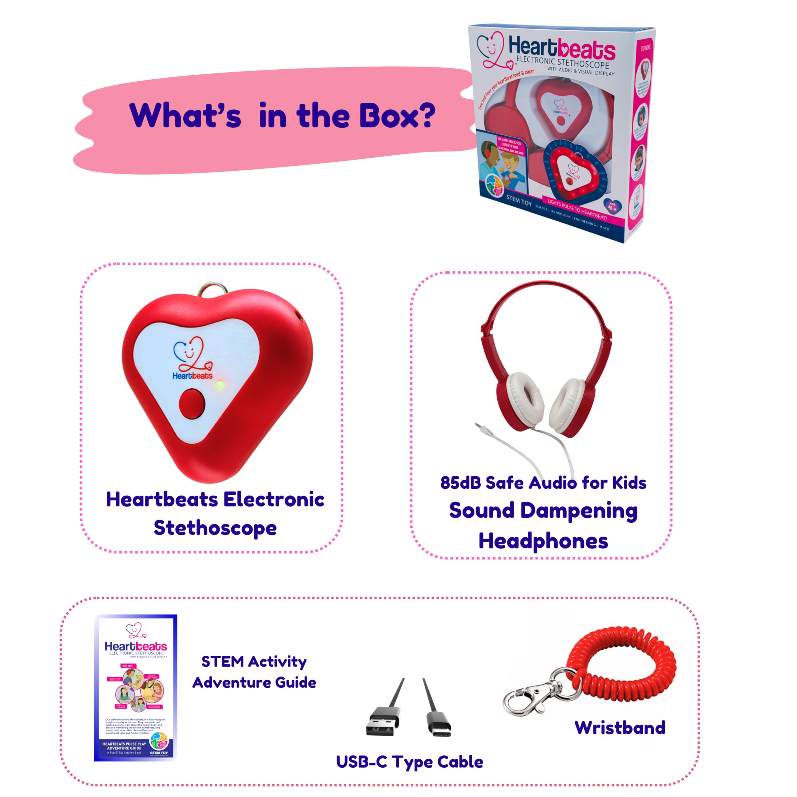 Heartbeats STEM learning toy uses safe materials for confident family play