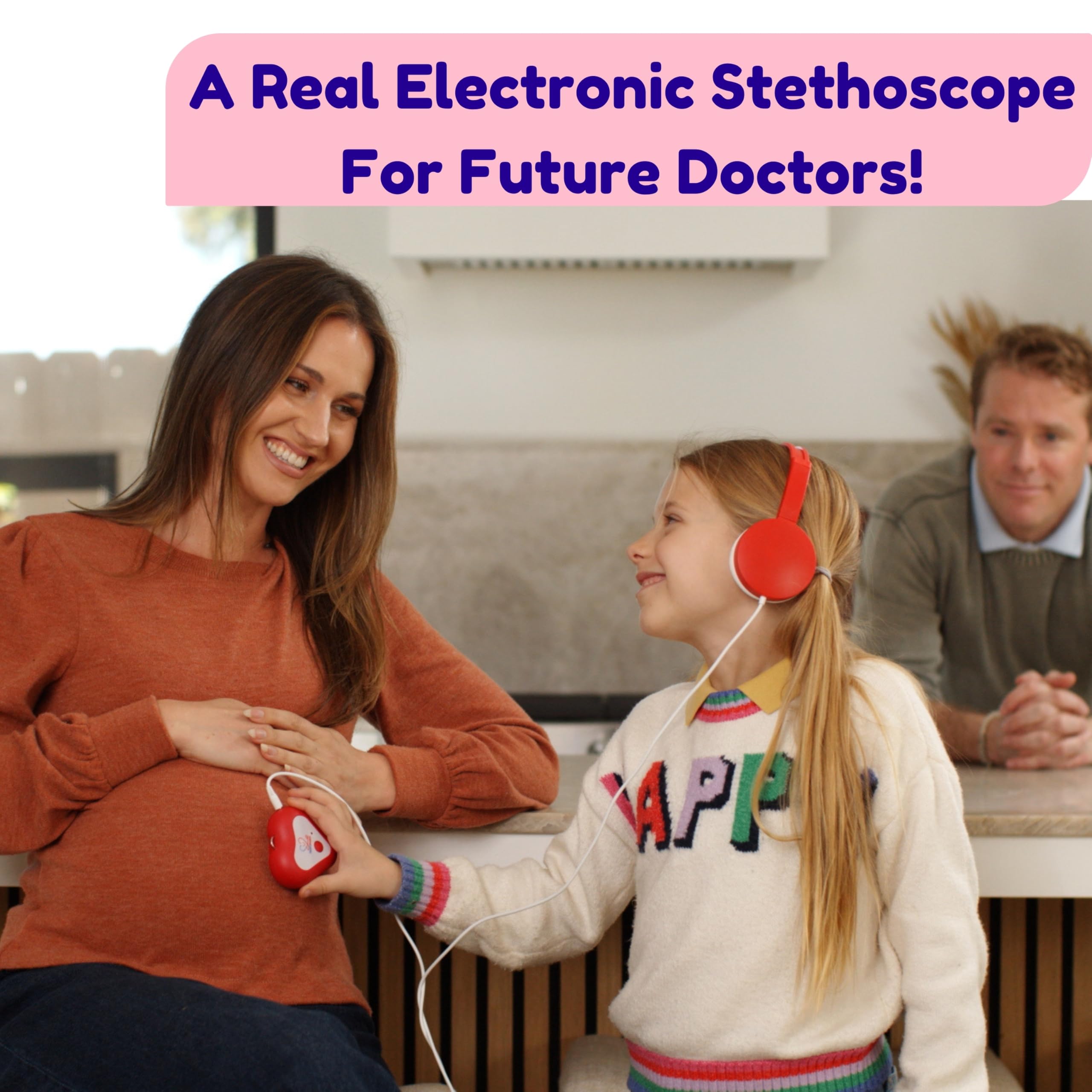 Heartbeats stethoscope toy suitable for classroom and homeschool activities