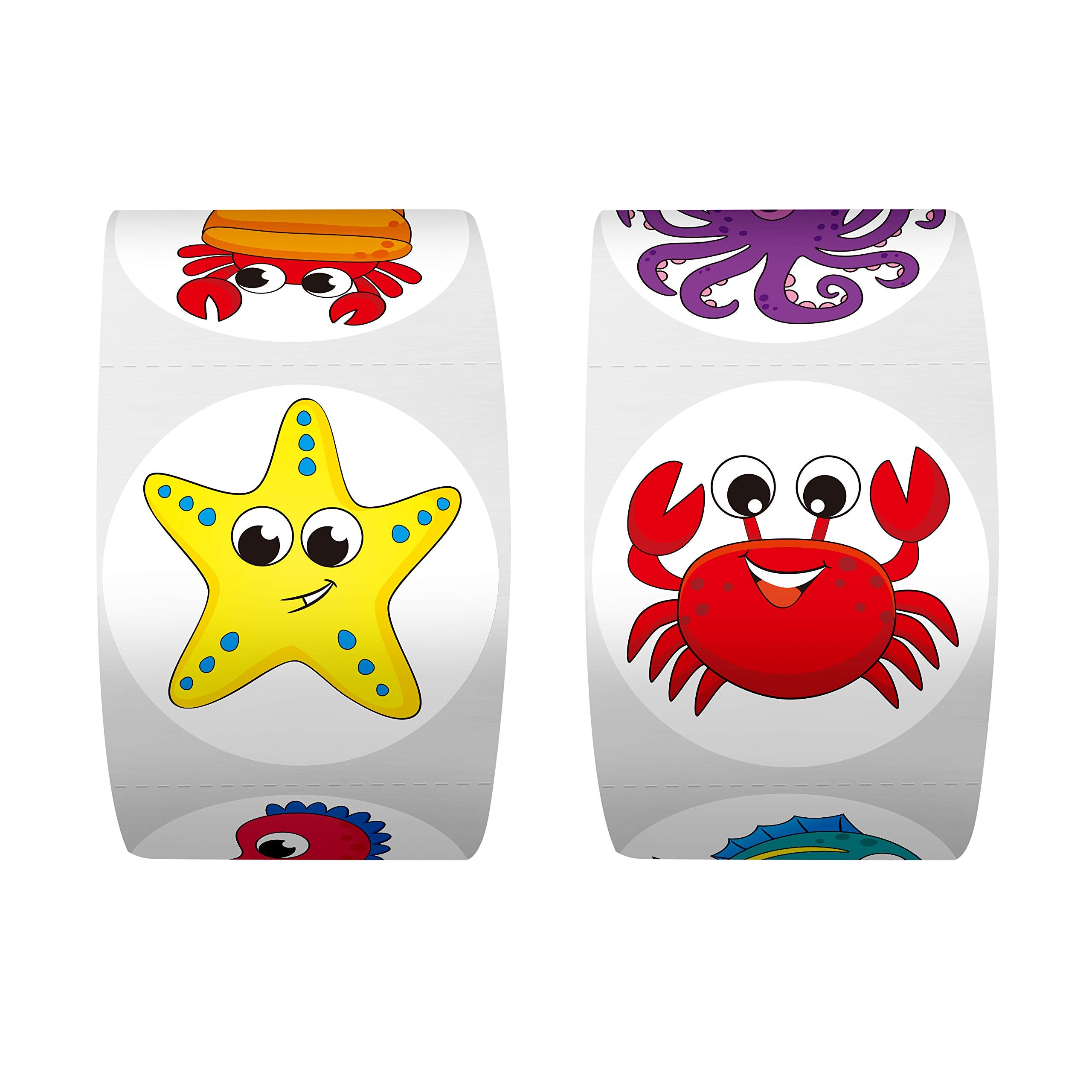 Hebayy Octopus round sticker versatile for DIY projects.