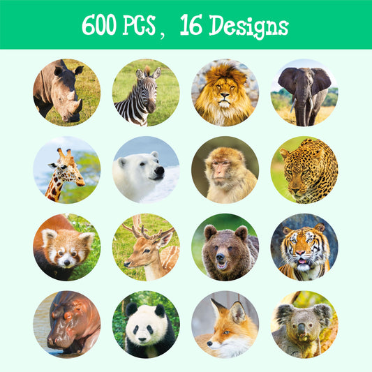 Hebayy 16 jungle designs for engaging learning and playful crafts.