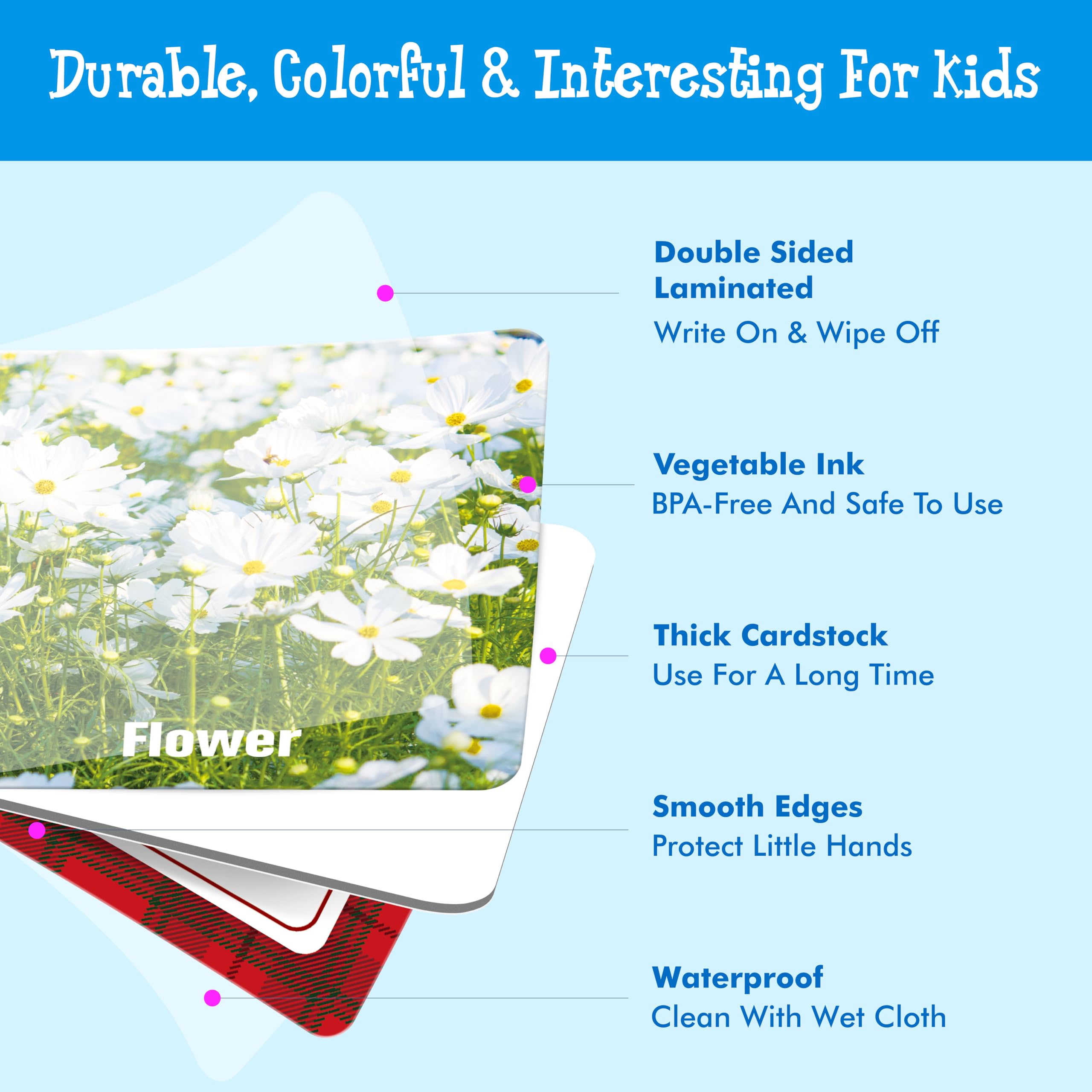 Hebayy double-sided daily items pattern designs for versatile play.