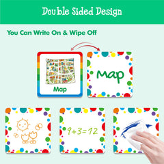 Hebayy durable cardstock cards with smooth edges endure repeated play in classrooms and at home.