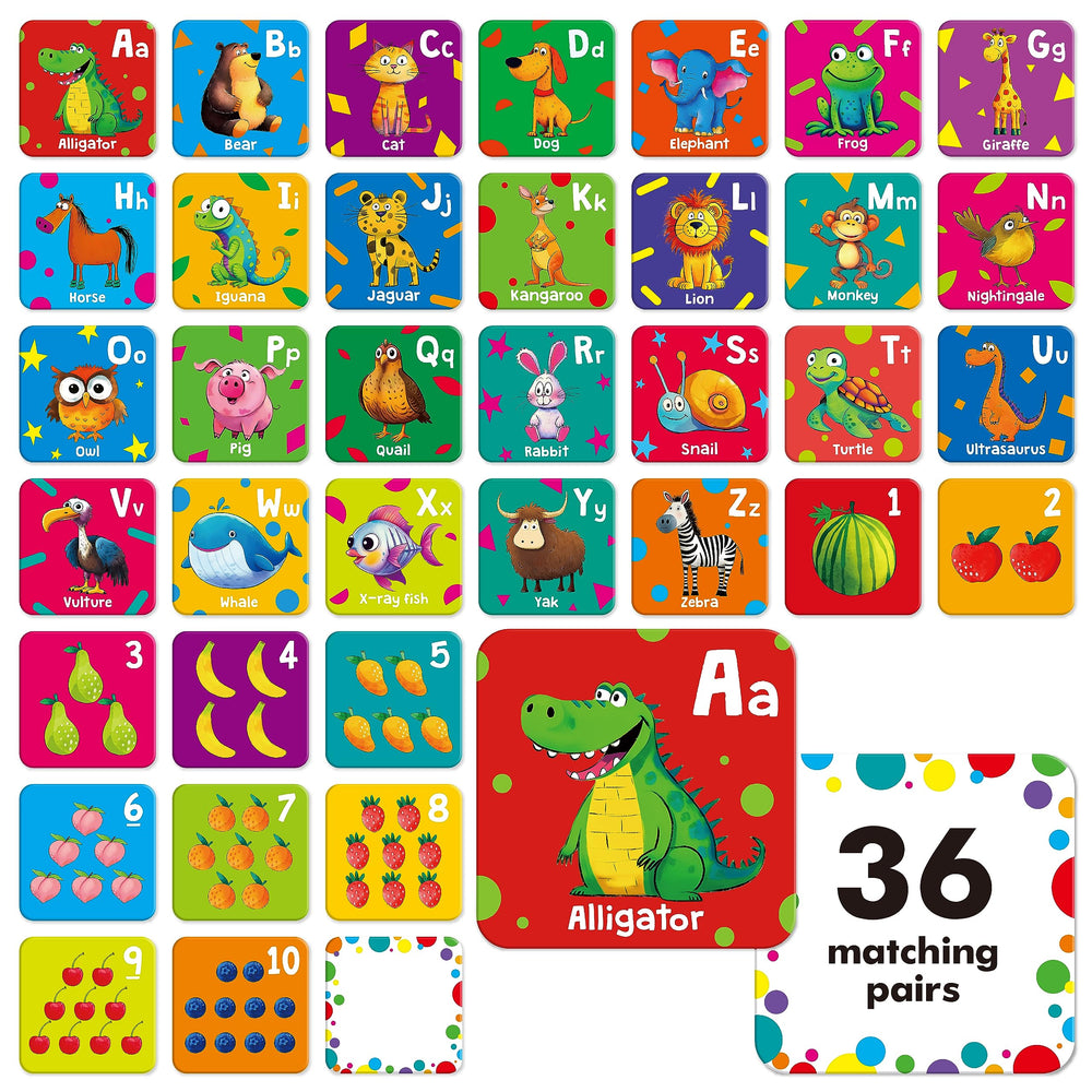 Hebayy memory game box, inviting family play and learning