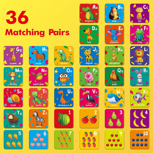 Hebayy memory game cards close-up show durable stock for daily use