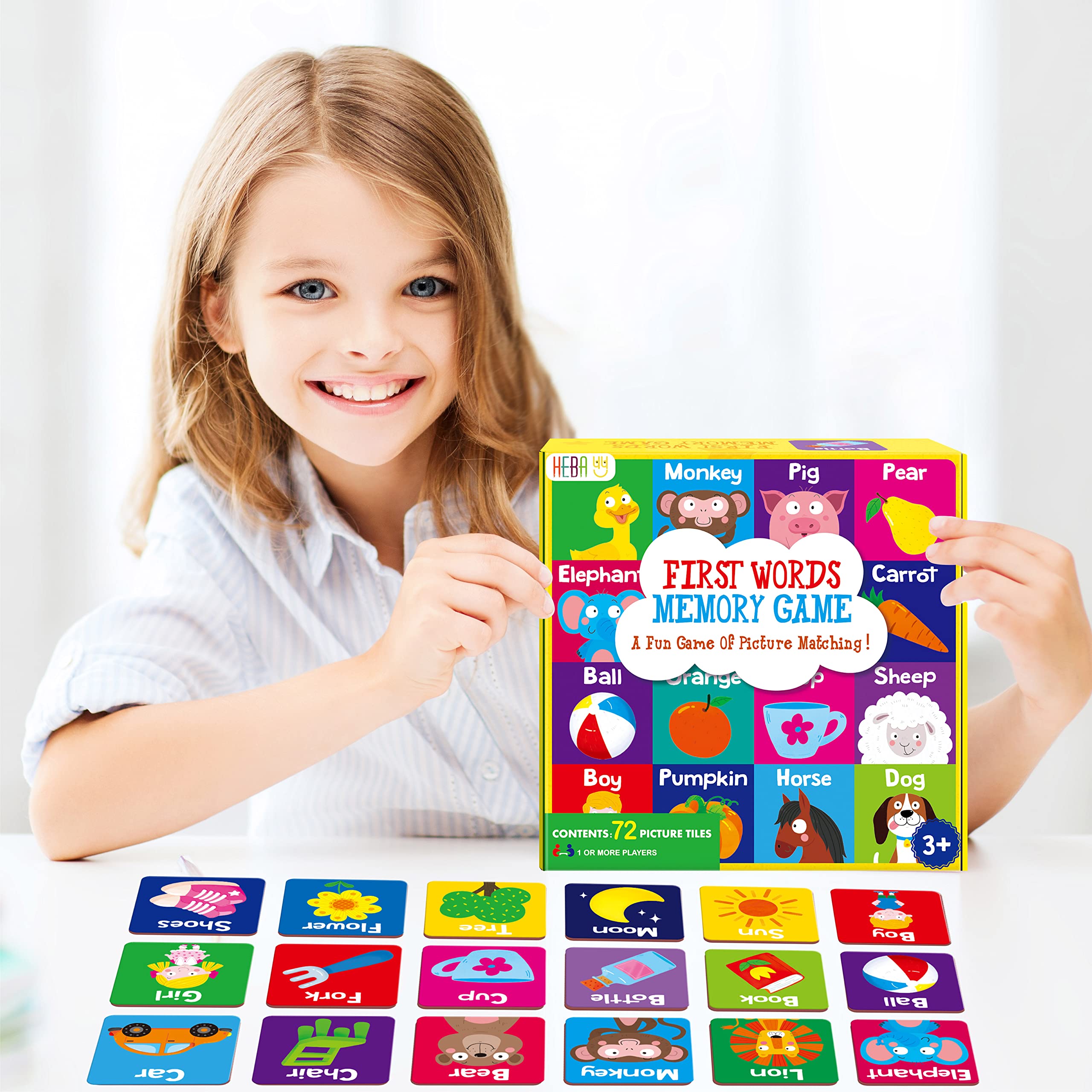 Hebayy easy-clean cards wipe clean with a damp cloth after busy sessions