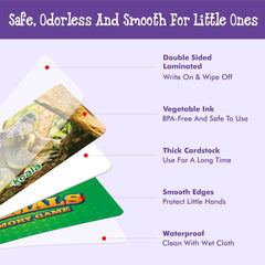 Hebayy printed with non-toxic plant ink for safe play.