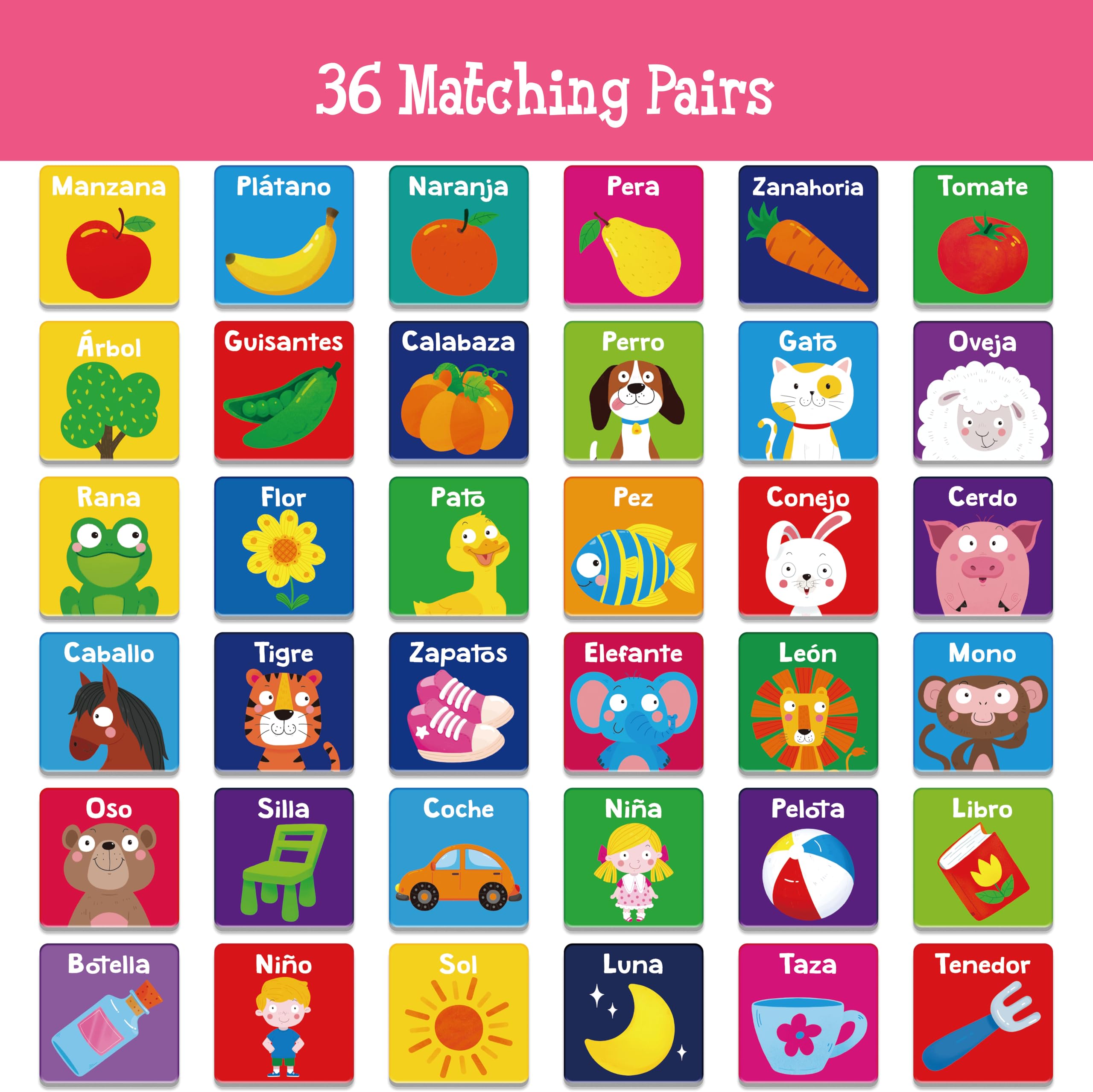 Hebayy cat card strengthens recognition of common pet words during play.
