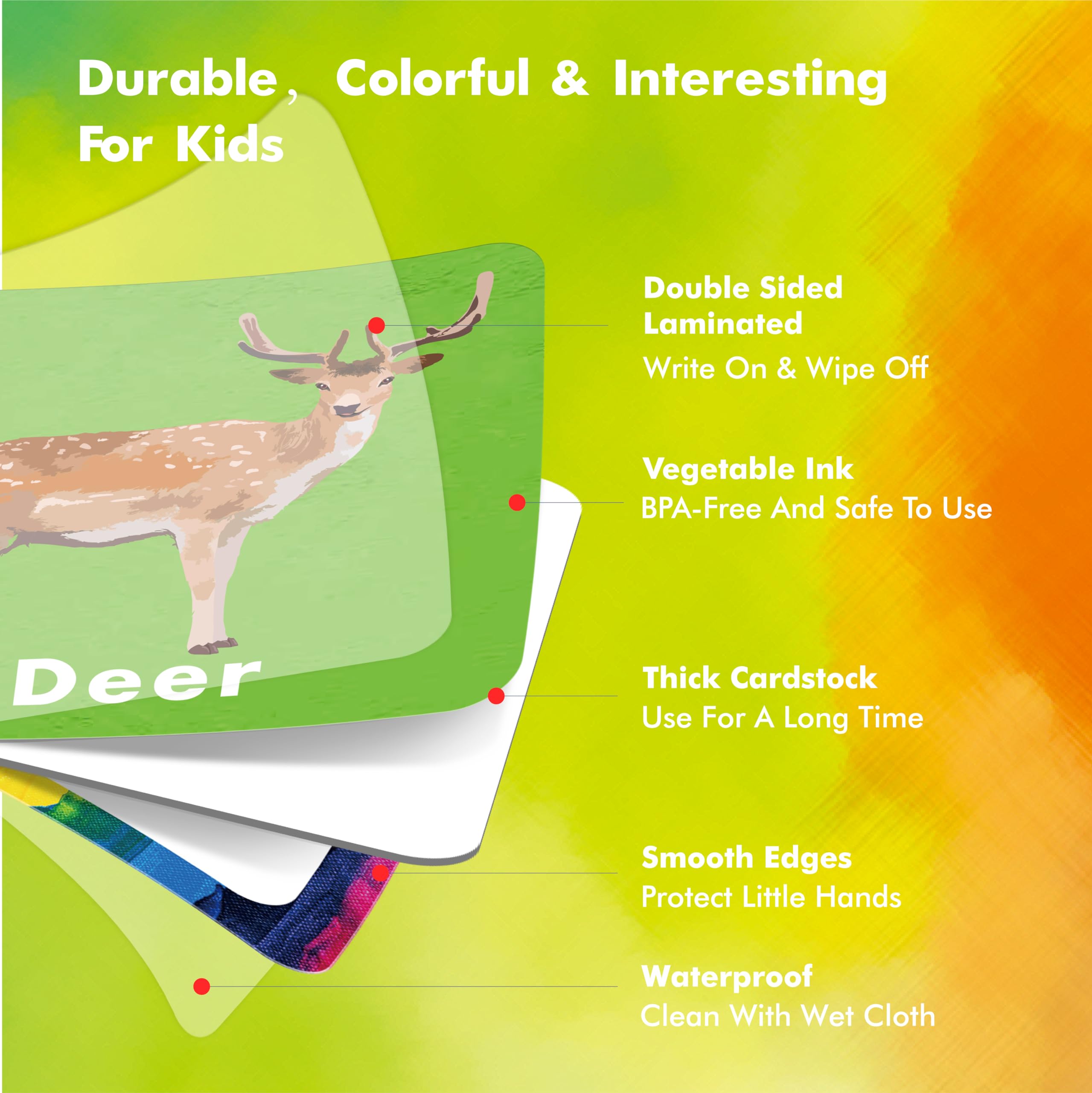 Hebayy thickened cardboard cards resist bending during play