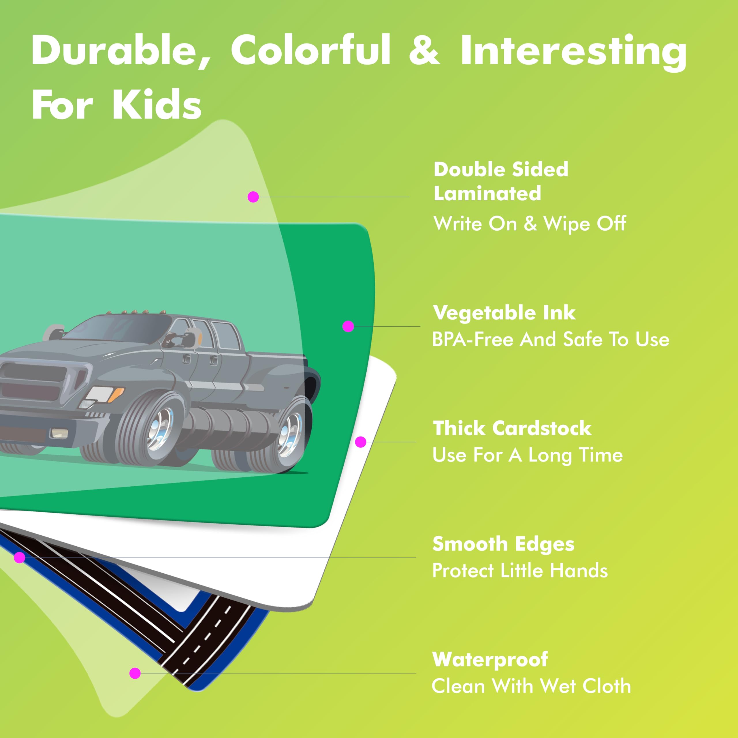 Hebayy truck matching game fire-truck card supports concentration and language use