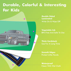 Hebayy truck matching game fire-truck card supports concentration and language use