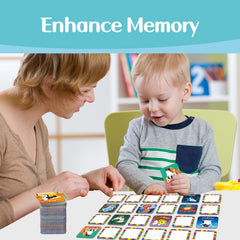 Compact, travel-friendly memory game pack by Hebayy for on-the-go learning