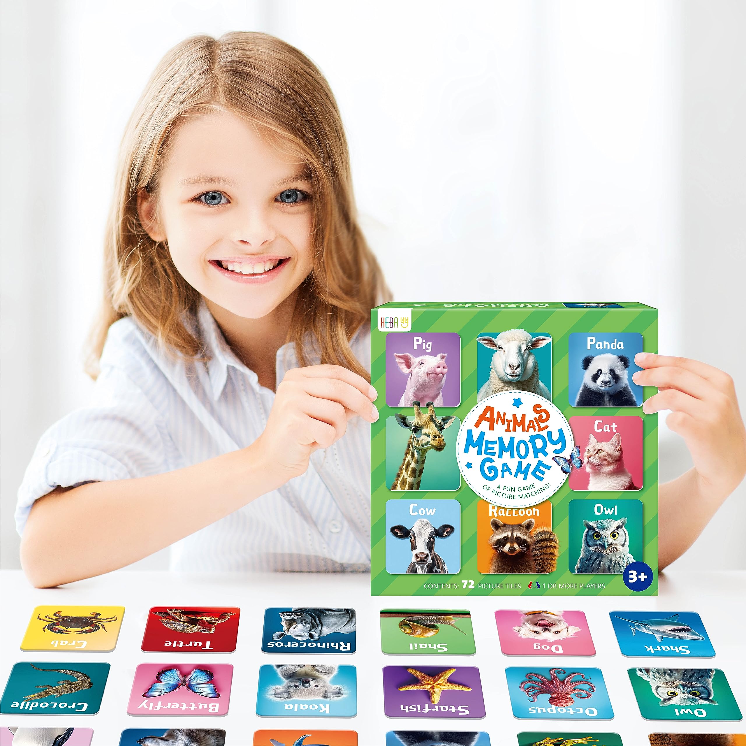 Hebayy rounded smooth edges maximize safety for small hands during games.
