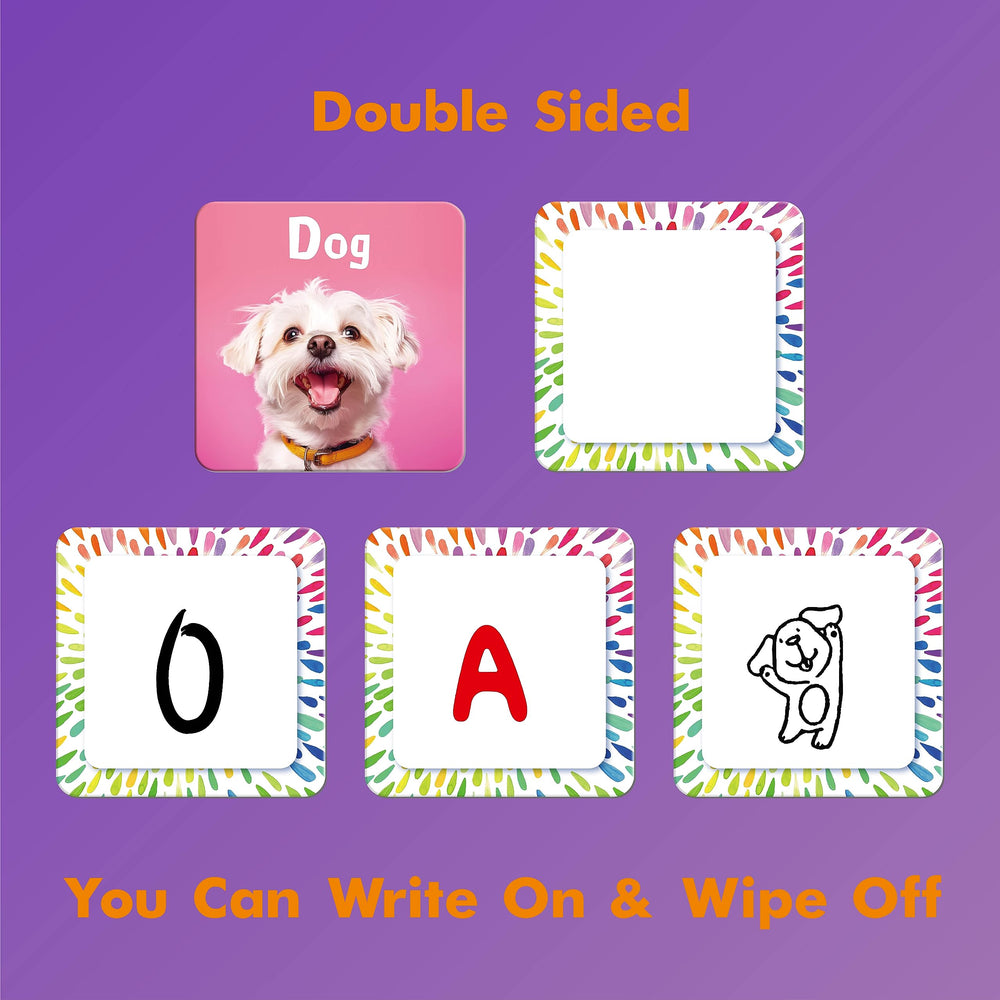 Hebayy thick cardboard durability cards resist bending during everyday toddler play.