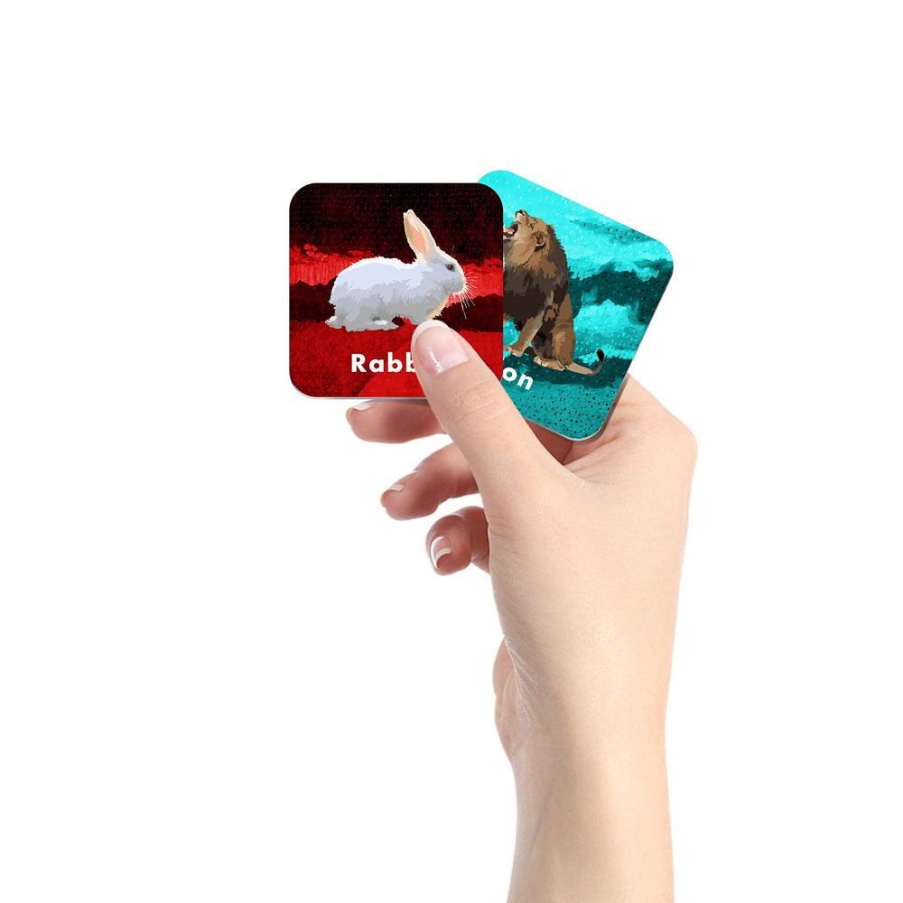 Hebayy color coded design helps children track matches by color and image cues.
