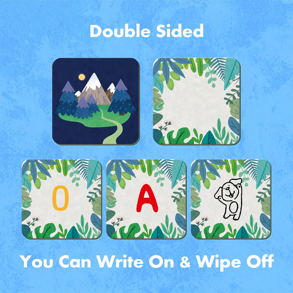 Hebayy double-sided design cards offer versatile gameplay options.