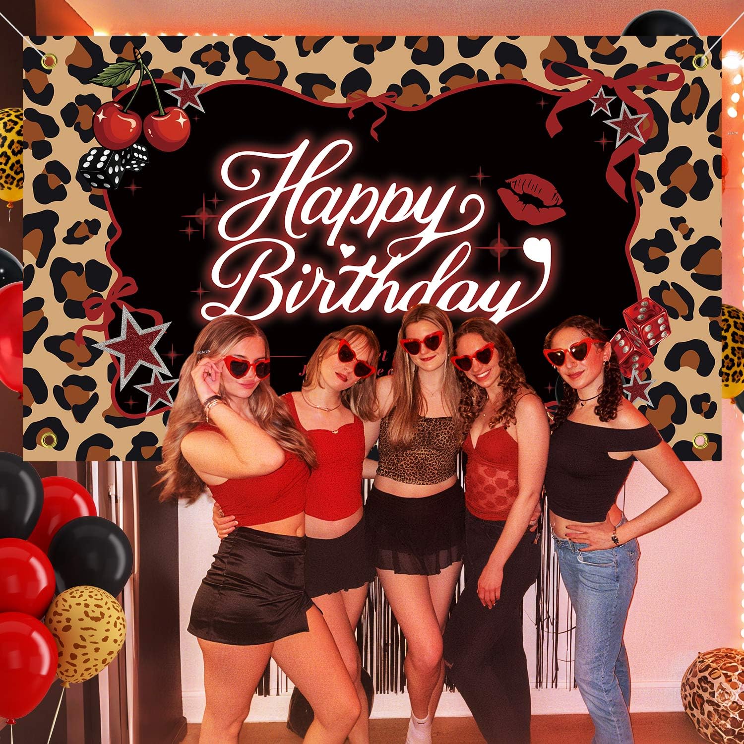 Heboland photo booth backdrop perfect for memorable birthday shoots.