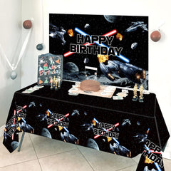 Heboland 54x108 inch tablecloth fits large party tables.
