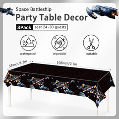 Heboland tablecloth wipes clean quickly, saving time during celebrations.