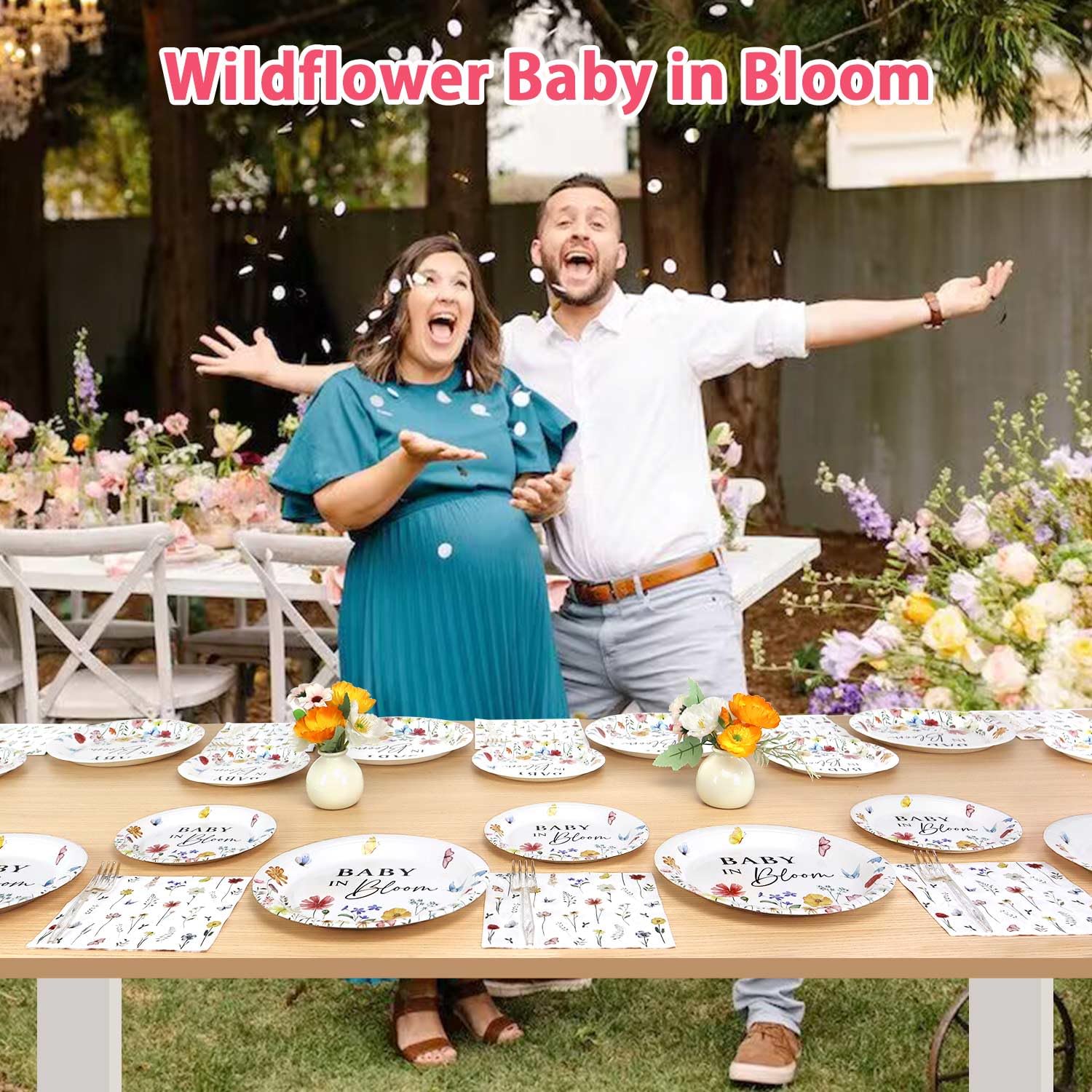 Heboland Wildflower Baby in Bloom forks provide reliable sturdiness for easy serving.