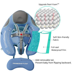HECCEI Mambobaby Float backstroke buckle supports stable positioning for guided movement
