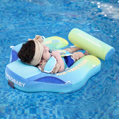 HECCEI Mambobaby Float canopy offers sun protection during outdoor water activities.