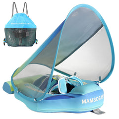 HECCEI Mambobaby Float tail provides 360° protection against tipping during water play.