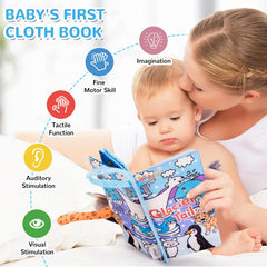HECCEI eight animals illustrations boost visual engagement for babies