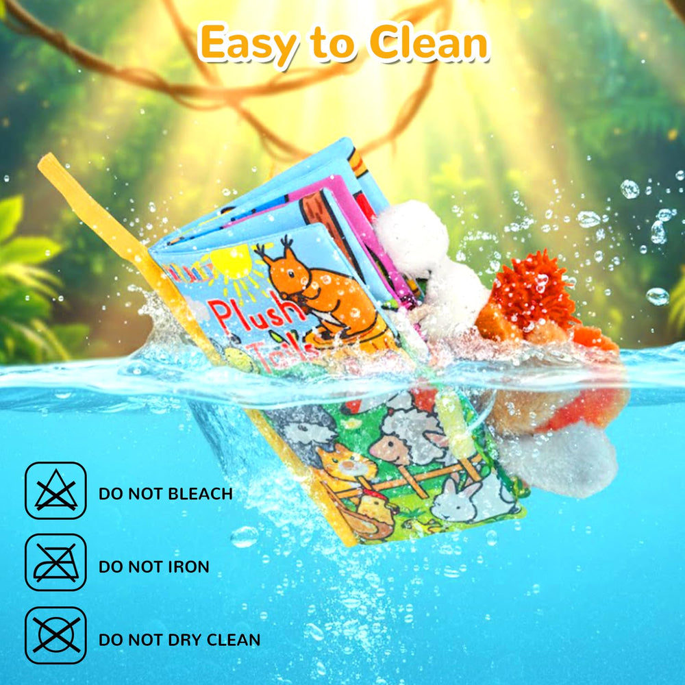 HECCEI baby cloth book compact design suits stroller or car seat.