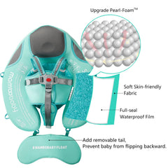 HECCEI Mambobaby Add Tail shows 5-point safety buckle for secure fit
