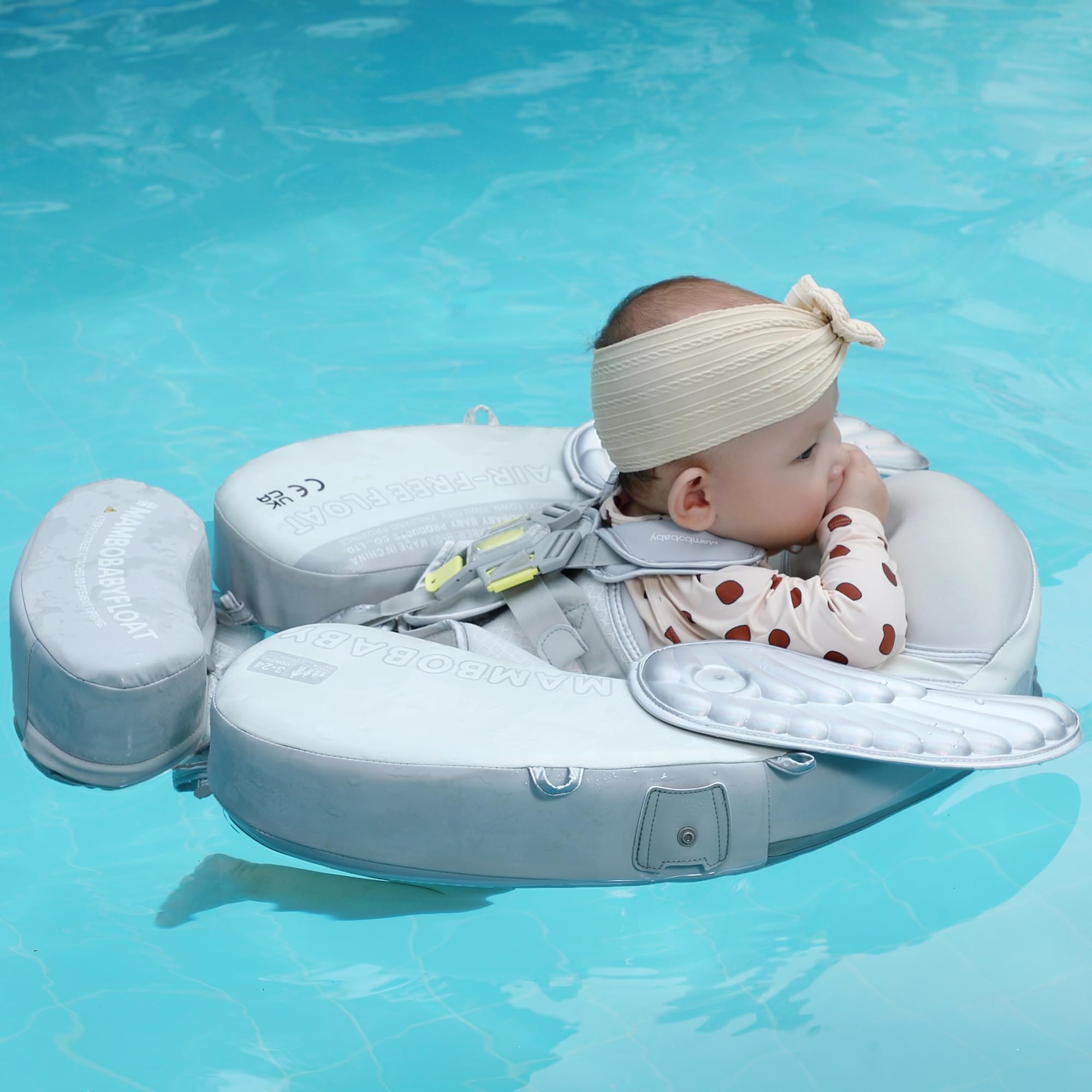 HECCEI Mambobaby Add Tail Float suits ages 3–24 months for fun