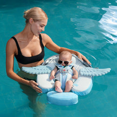 Breaststroke mode supports 3–24 month babies for longer fun