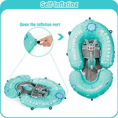 HECCEI Mambobaby five point support adds balance for tiny swimmers