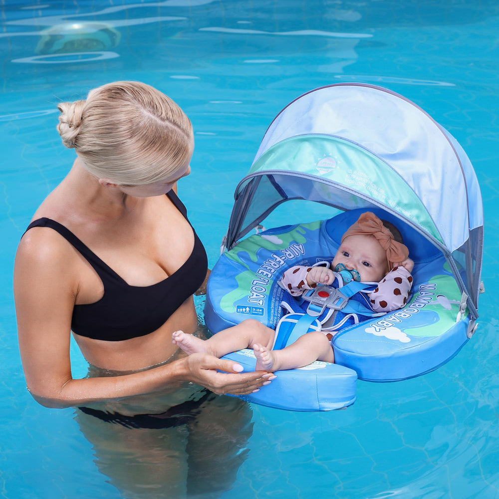 HECCEI Mambobaby float adjustable back buckle for easy fit.